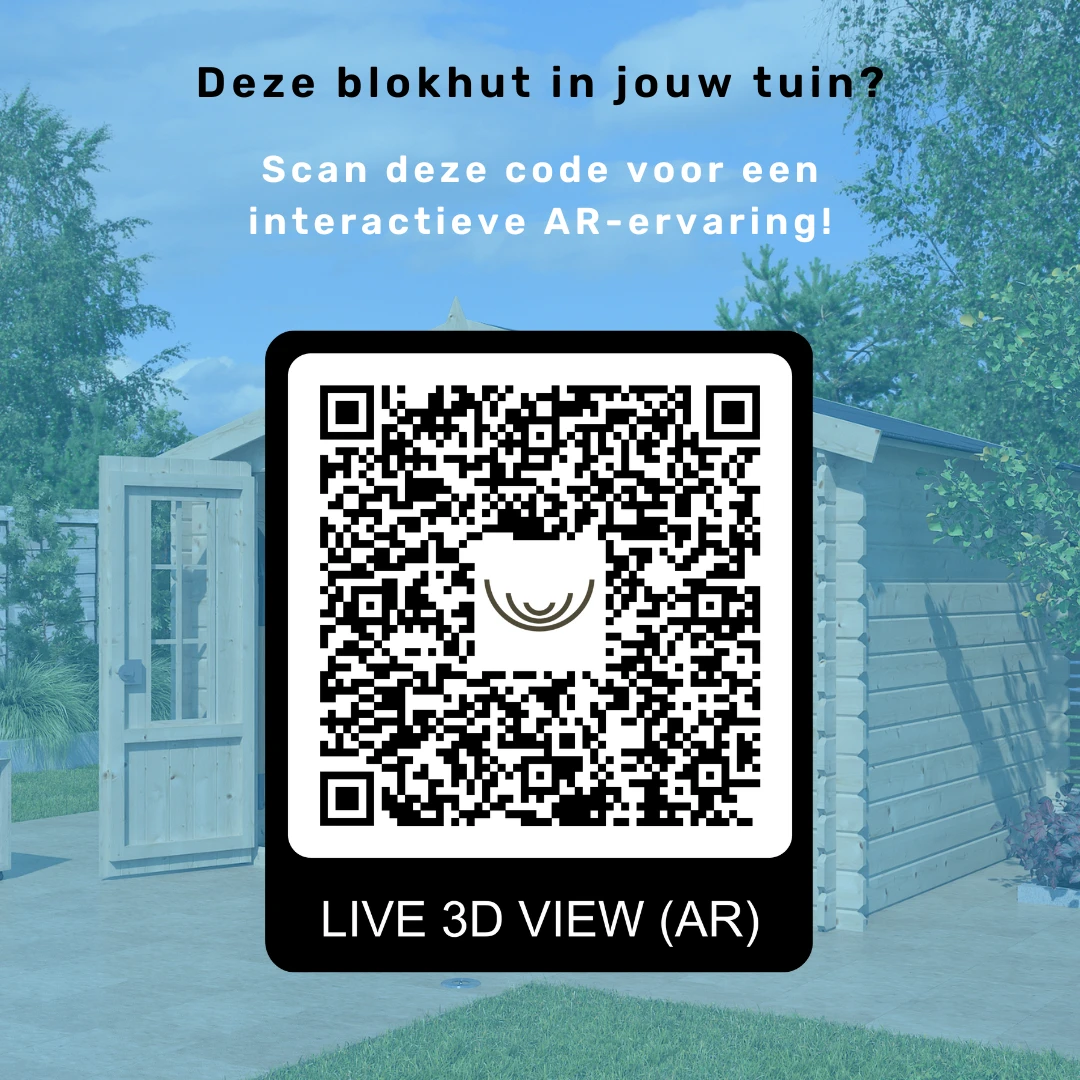 Woodlands Blokhut Modern met Overkapping Geïmpregneerd 755 x 295 cm - Afbeelding 7